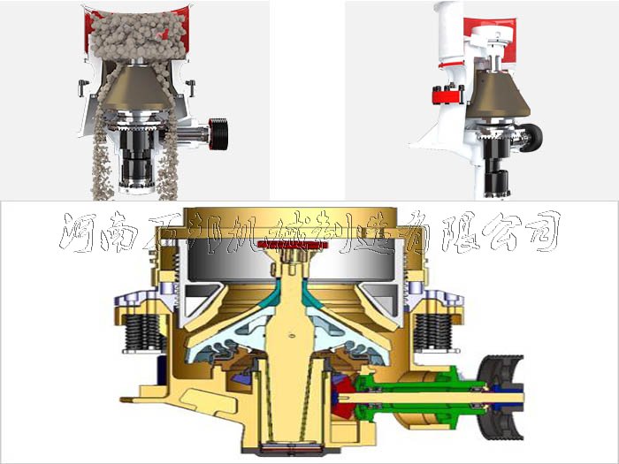 圆锥破碎机原理