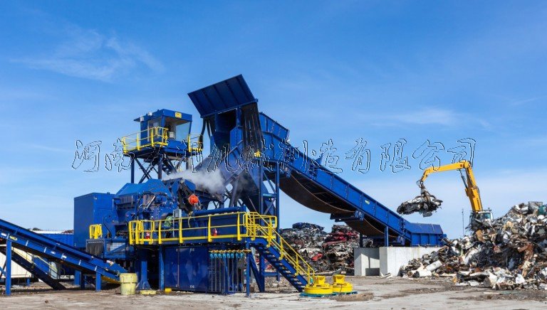 废钢破碎机适用物料及生产工艺流程